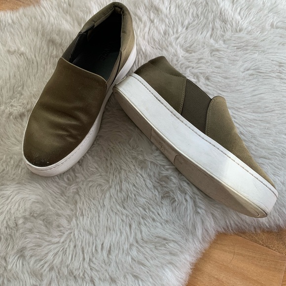 Vince Warren slip on platform sneakers Sz 7.5 - Picture 2 of 8
